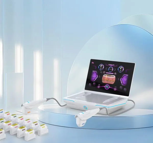Multi-Probe HIFU Device 1.5MHz 3.0MHz 7.0MHz 10mm/13mm/16mm Cartridges for Body Contouring
