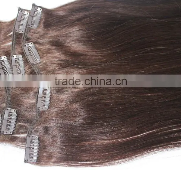 European 100% Remy Human Hair,clip in Hair Extension photo-2