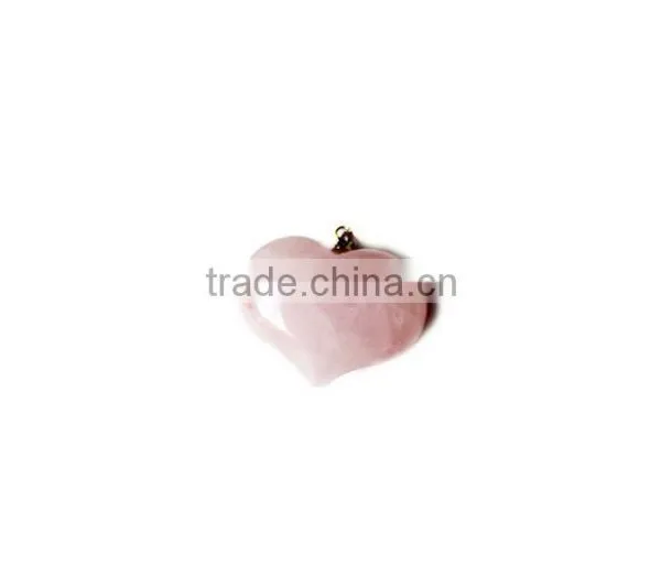 Pendant, PTP-A159 Natural Precious Gem Stone Heart Pendant Necklace, Fashion Pendant Jewelry Wholesale photo-3