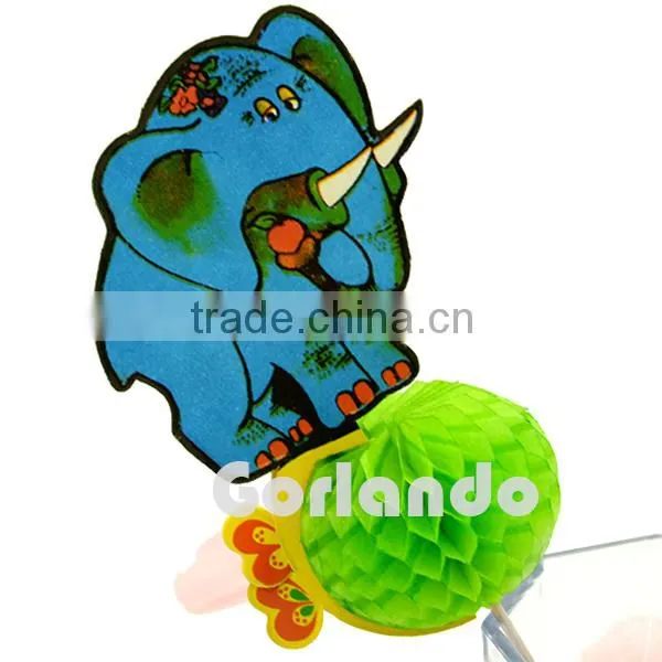 Elephant Honeycomb Picks for Decoration photo-6