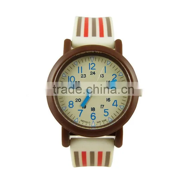 Current New Design Silicone Band Watches Stainless Steel Case Japan Movt Watch Made in China Factory photo-4