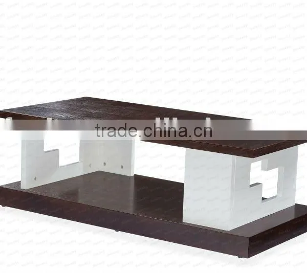 Walnut and White Metropolitan Modern Home Hot Selling Coffee Table SK1202A