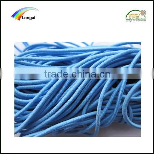 5mm Polyester Braided Elastic Cord Rope for Garment/bag/shoes/textile Use