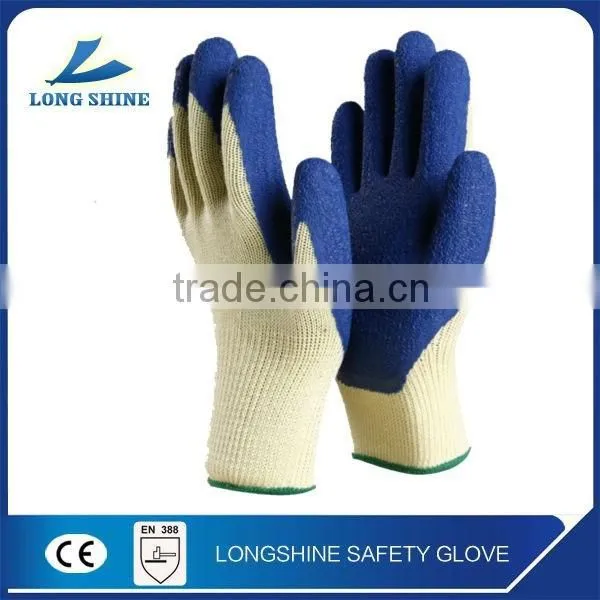 Lowest Price 10G Poly/cotton Liner With Latex Coated Safety Working Glove photo-4