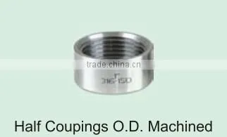 Investment Casting Carbon/stainless Steel Pipe Fittings Couping Machined
