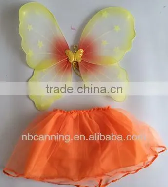 Butterfly /fairy Wing and Yarn Skirt Carnival Dress up Party Decoration Wholesale