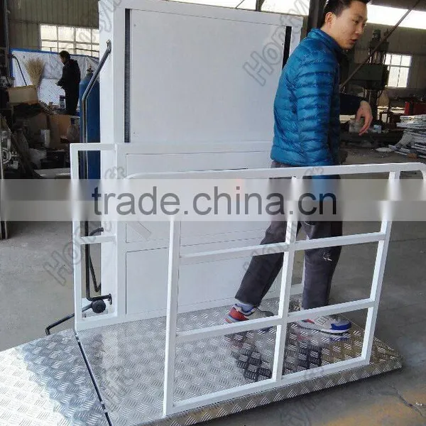 China Gold Manufacture Hydraulic Vertical Home Wheelchair Lift Platform Price photo-6