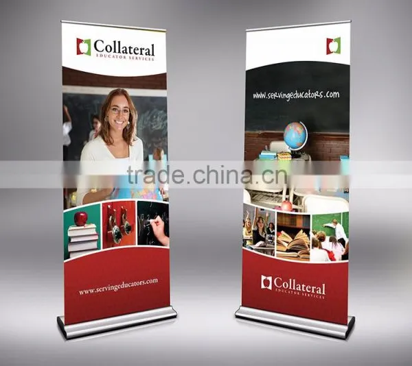Custom PVC Printed Type Display Banner Standing Banner Advertising Roll Up Banner Quality Choice Most Popular photo-2
