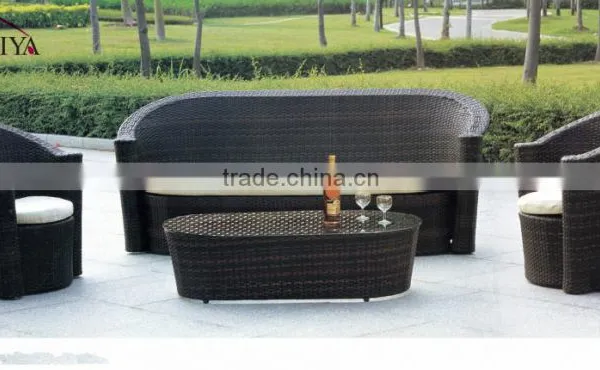Rattan Wicker Outdoor Garden 3 Seater Sofa Set photo-4