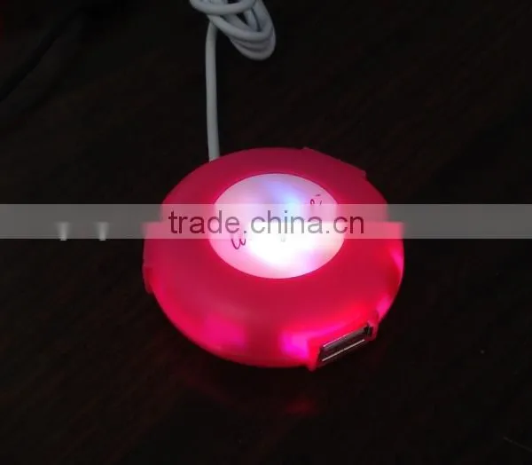 Computer Round 3 Port LED Usb Hub With Webkey/weblink Function photo-4