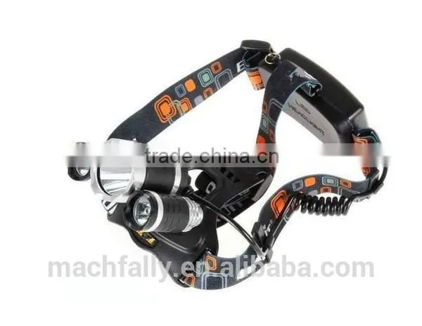 3LED Outdoor Headlight 5mode Headlamp Waterproof High Power Headlight LED Flashlight photo-2