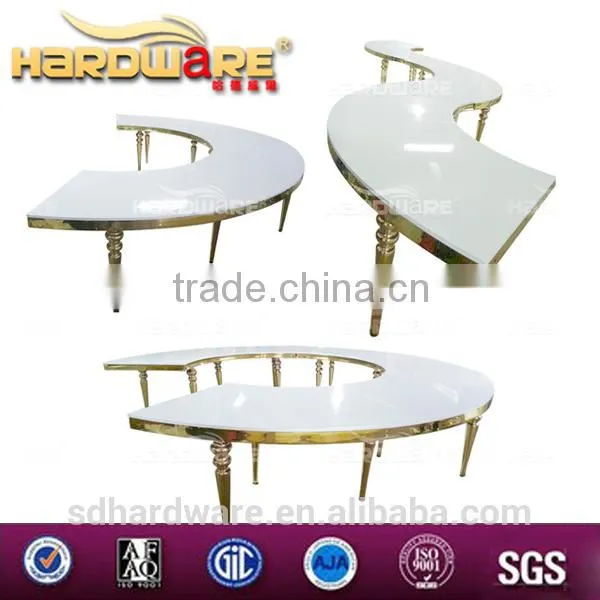 With Music Shaking Led Light Table / Half Moon Shape Round Table Have 8 -10 Seater photo-6