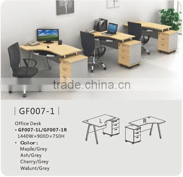 Flexible Melamine Office Desk Office Furniture Work Station photo-6
