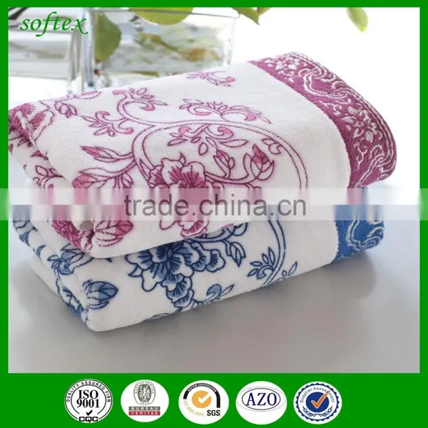 Factory Good Water Absorrption Cotton Cut Pile Custom Printed Face Towels photo-3