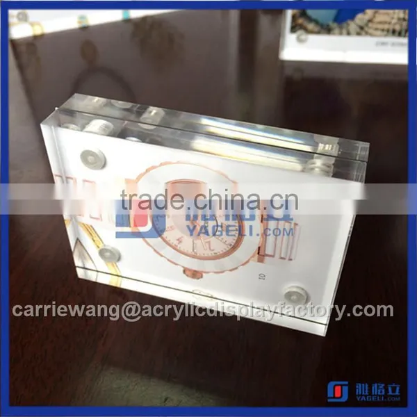Yageli Factory Clear Acrylic Photo Frame / Acrylic Maganet Photo Frame for Custom Size photo-3