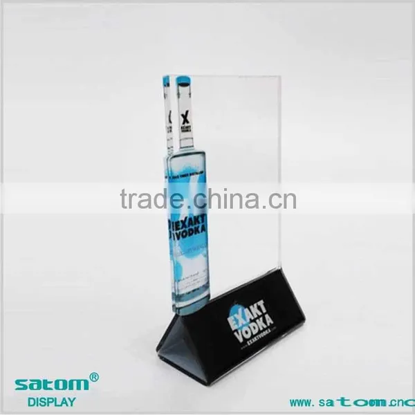 Full Color Printing Acrylic Display Stand for Beer /Drink/ Wine Promotion photo-3