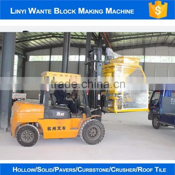 2016 Trade Assurance WT2-10 Manual Hand Interlocking Brick Making Machine Line photo-4