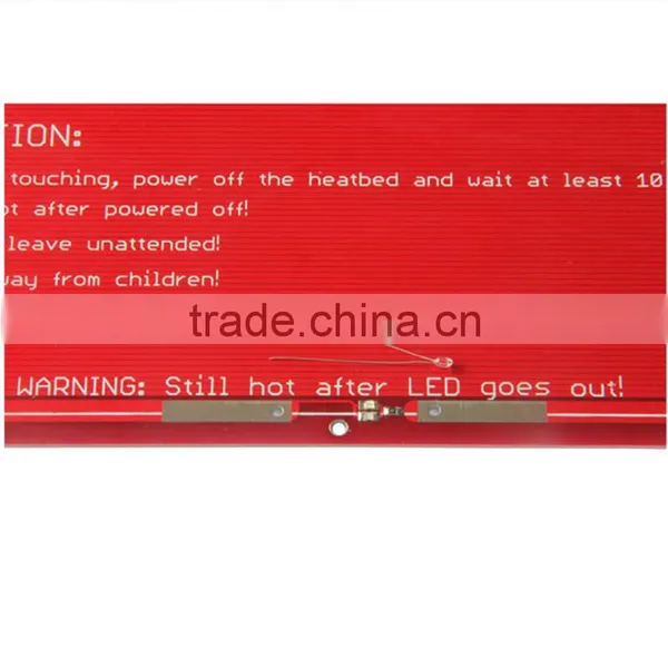 DIY I3 3D Printer PCB Hot Bed Mk2b 12/24 Dual Power Mk2a Dimensions 214 * 214 209MM Hole Spacing Heatbed for 3d Printer Machine photo-2