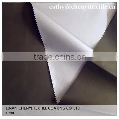 Hangzhou Supplier Textile Silver Coated Waterproof Fabric for Umbrella photo-3