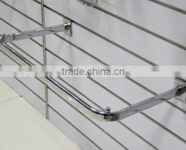 Metal Chrome Slatwall U Rail 23*10'' KF-C120 photo-2