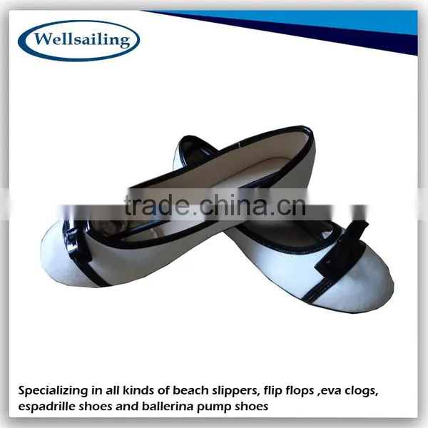 2015 Cheapest Product Leather Flat Shoes Ballerina photo-2