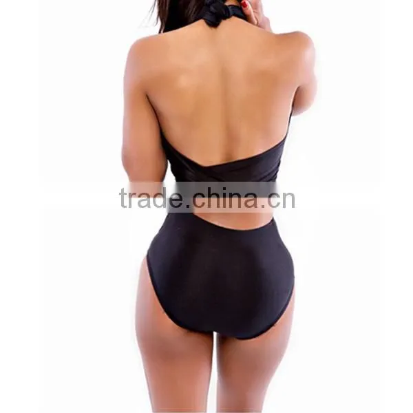 2016 A-bomb High Waist Criss Cross Vintage Bikini Set for Women for Big Busts Without Padded photo-6