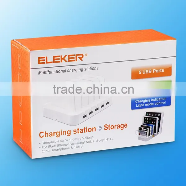 Public Cell Phone Charging Station for Phones 5 USB Android Multi Tablet Charging Station photo-5