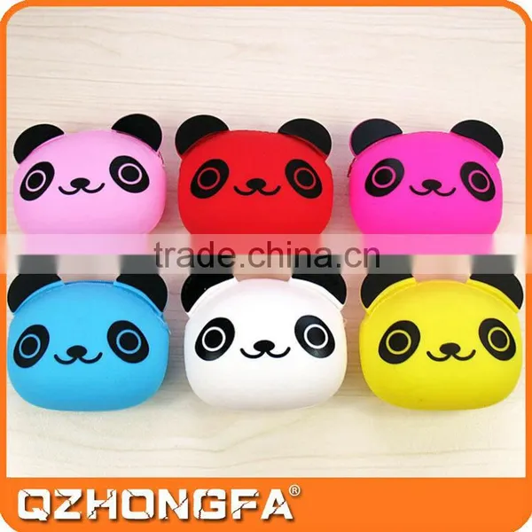 New Design Panda Silicone Smart Coin Wallet Durable Silicon Coin Pouch photo-3