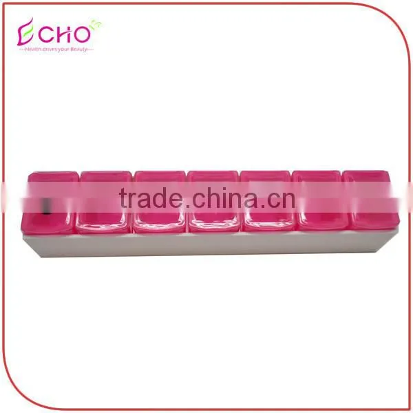 New 7-Day Plastic Pill Box Single Daily Tray photo-2