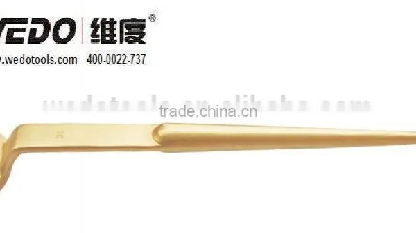Construction Wrench, Offset Type With Pin, Non-sparking Tools, Non-magnetic Tools, GS/FM/UKAS Certificate, ATEX Approved