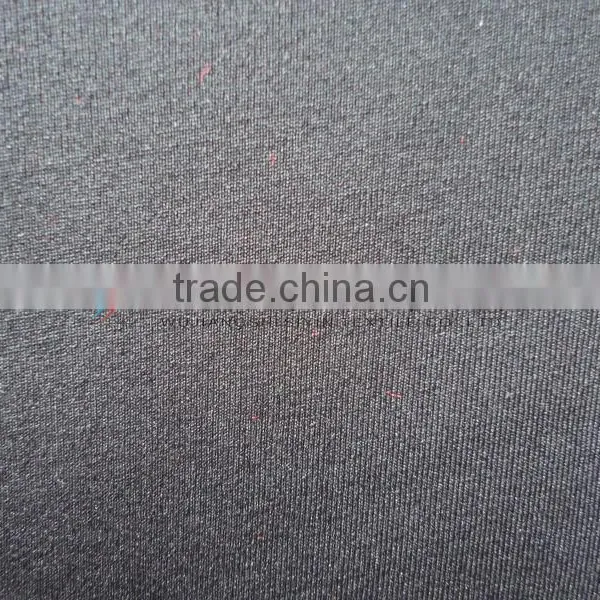 Black Knitted Fabric Bonded Polar Fleece Soft Shell Fabric