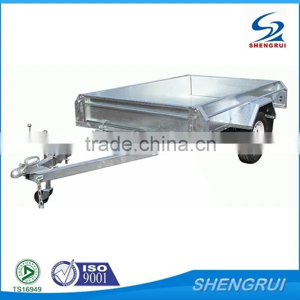High Quality Hot Dipped Galvanzied 7x4 Full Welded Trailer Box Trailer