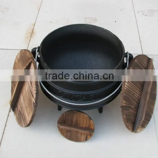 Cast Iron Black African Three Legged Potjie Pot photo-6