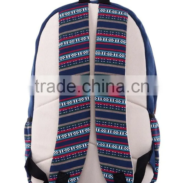 Hot Sale Unique Design Cotton Canvas Backpack Bag photo-3