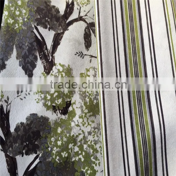 China Wholesale Paper Printed on Burnout Velvet Fabric photo-3