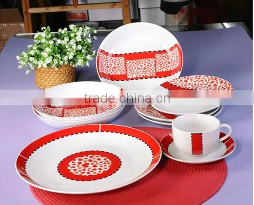 High Quality Porcelain Dinnerware Ceramic Dinner Set photo-2