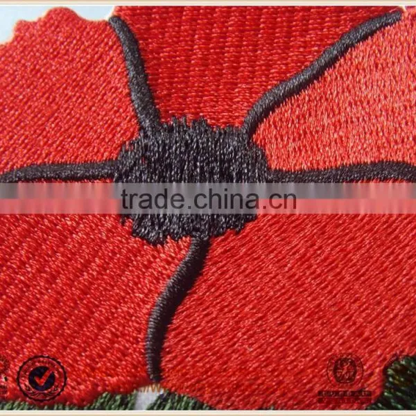 Beautiful Red Flower Emboridery Patch photo-2