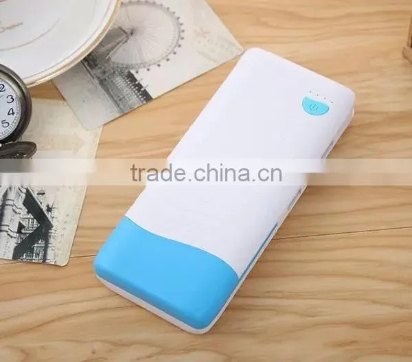 12000mAh FashionableTriple USB Out With Table Lamp Portable Power Bank photo-2