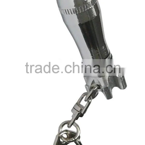 Promotional Wholesale Custom Rocket Missile LED Torch Key Chain