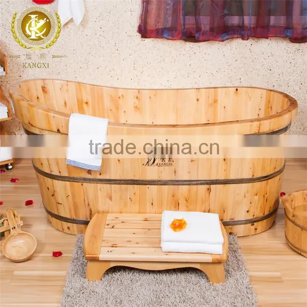 Solid Wood Tub Wooden Massage Barrel Used Bathtub
