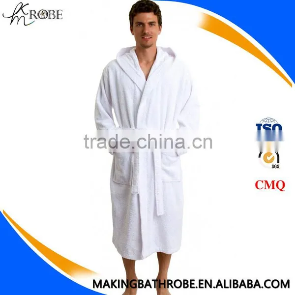 Cheap Soft Cotton Hotel Bathrobe Made in China photo-5