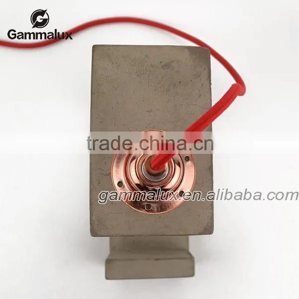 E27 Modern Concrete Table Lamp Concrete Desk Lamp photo-5