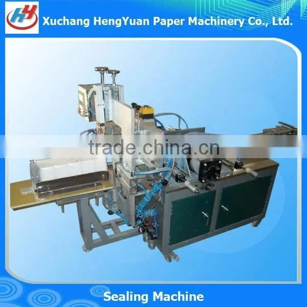 Tissue Roll Packing Machine , Semi Automatic Toilet Roll Packing Machine