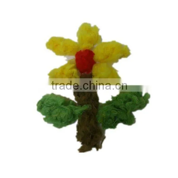 Wholesale Polyester Fiber Dyed Polyester Staple Fiber