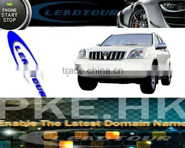 Car alarm central lock system engine immobilizer rfid car alarm system for TOYOTA Cruiser