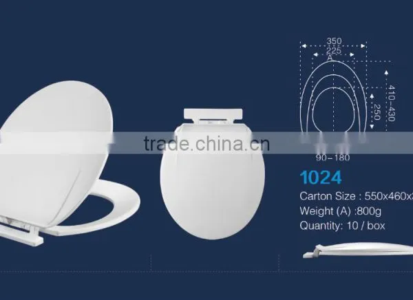 1024 Round Automatically Closing Toilet Cover for Lavatory photo-3
