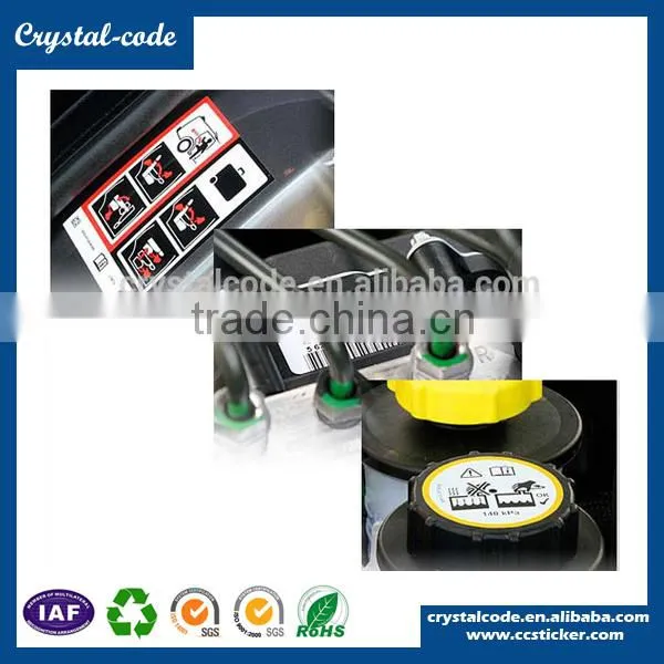 Parts Identification Tracking Blank Semi Gloss Self Adhesive Label Sticker photo-2