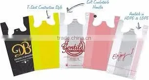 HDPE LDPE T-shirt Bag, Shopping Bags photo-3