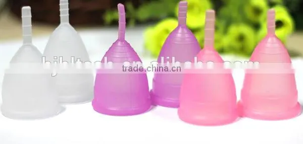 Feminine Hygiene Product Menstrual Cup Medical Silicone in Medical Grade With Small & Large Size photo-5