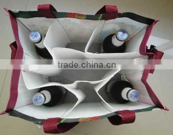 Recycle 2/4/6 Holder Wine Tote Bag for Promotion photo-6
